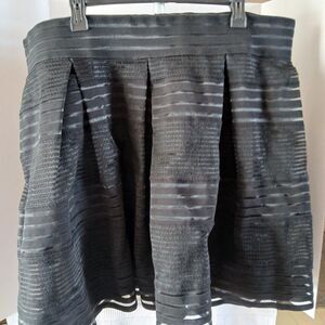 Torrid Black Textured Mini Skirt